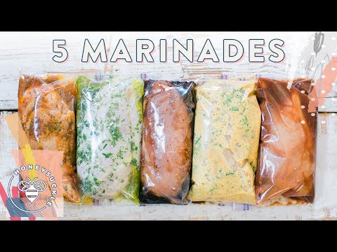 5 EASY DIY Chicken Marinades + 3 Meal Ideas!!! | HONEYSUCKLE