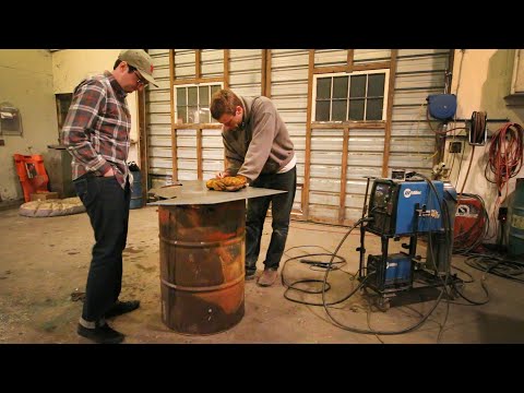 55 Gallon Drum Meat Smoker Build