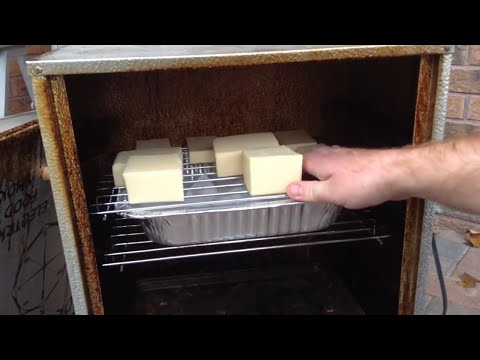 Best Video!!! - How to Smoke Cheddar Cheese in a cheap electric Smoker. Smoked Cheddar