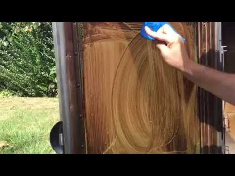 Cleaning the window of the Masterbuilt Smoker made simple.