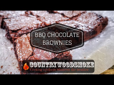 Chocolate Brownies in the wood fired oven.
