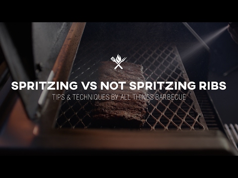Spritzing vs Not Spritzing Ribs | Tips &amp; Techniques by All Things Barbecue