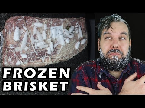 I smoked a FROZEN BRISKET - here&#039;s how it turned out
