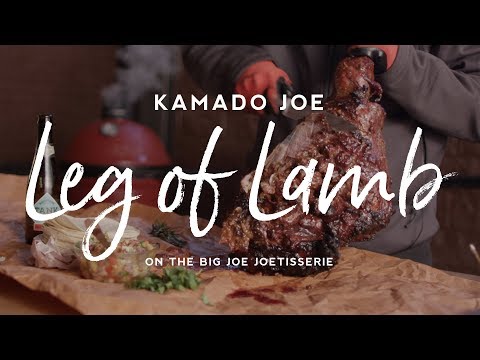 Leg of Lamb on the Kamado Joe Joetisserie