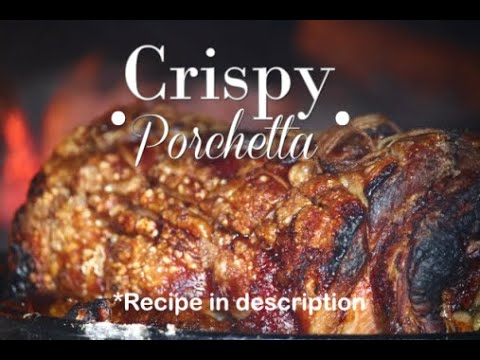 How to make Crispy Porchetta using a pork belly | Wood fired oven | Wolkberg Artisans | Crackling |