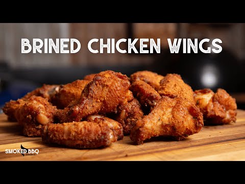 Ultimate wet brine for chicken wings (plus how get perfect crispy skin)