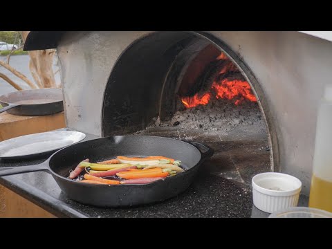 Honey Roasted Carrots in Wood Fired Oven