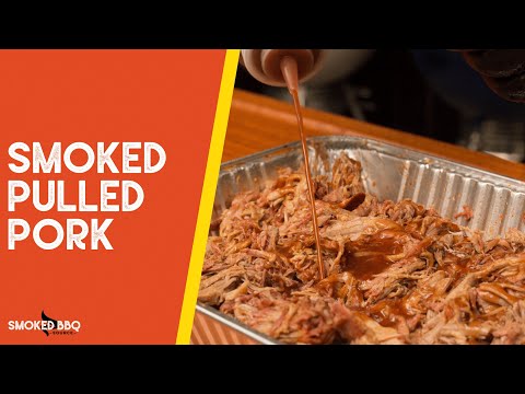 Hot &amp; Fast Pulled Pork Recipe on the Weber Smokey Mountain | BBQ Pork Butt