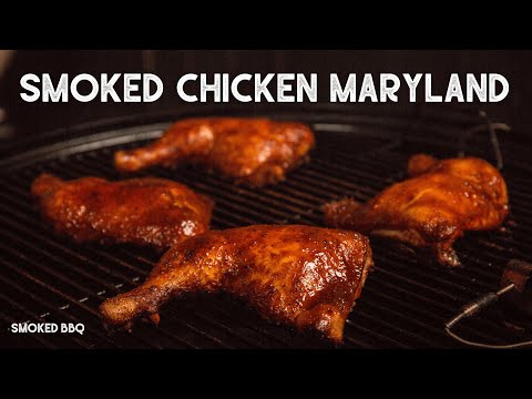 Smoked Chicken Maryland with Sweet BBQ Glaze