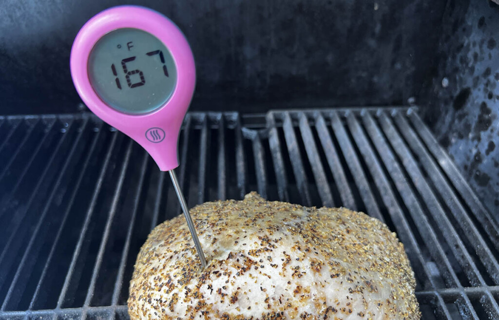 thermopop 2 thermometer testing turkey breast temperature