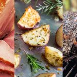Collage of Easter bbq recipes