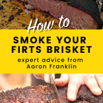 smoke your first brisket
