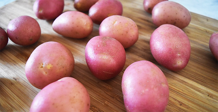 red royale potatoes for potato salad 