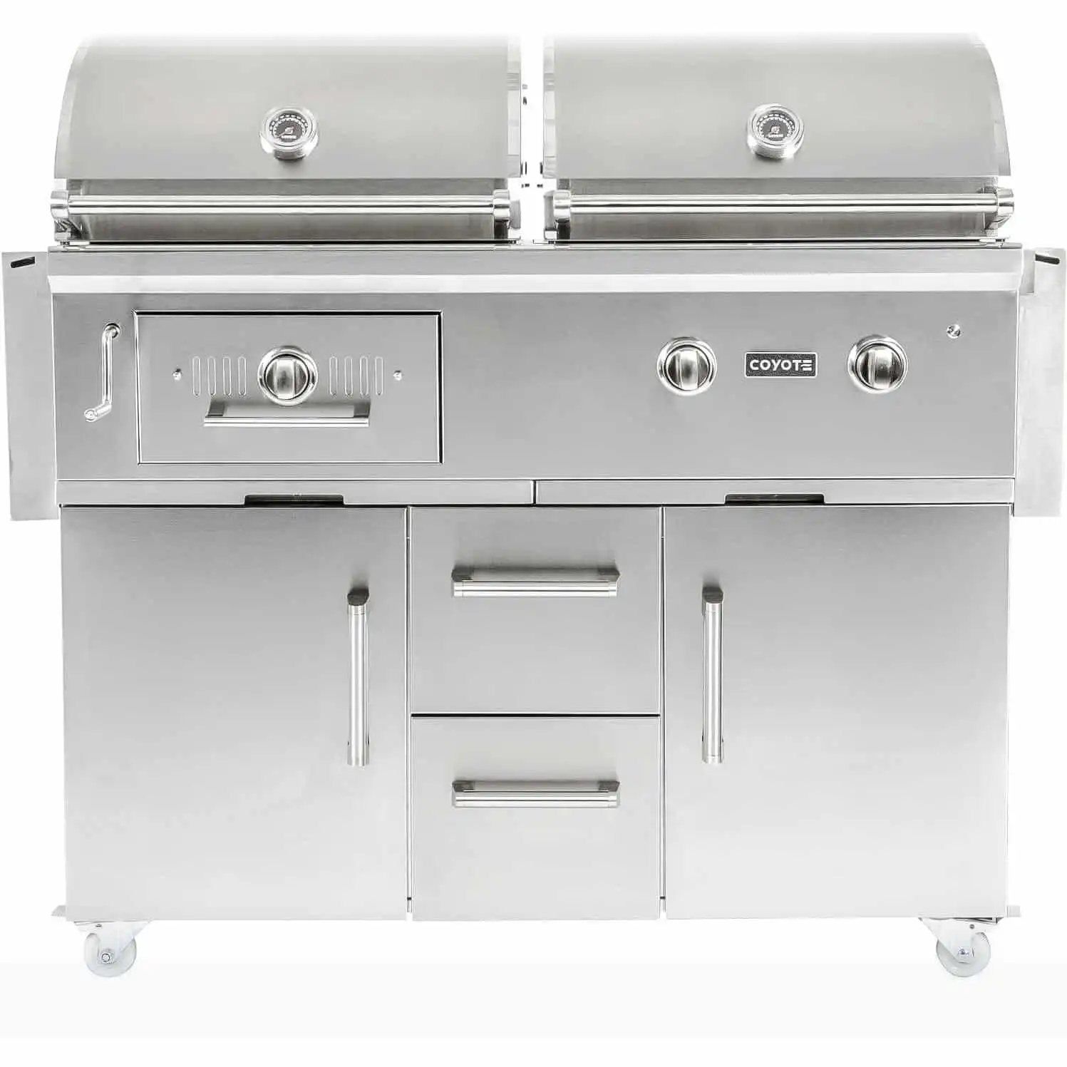 Coyote Centaur 50-Inch Natural Gas/Charcoal Dual Fuel Grill