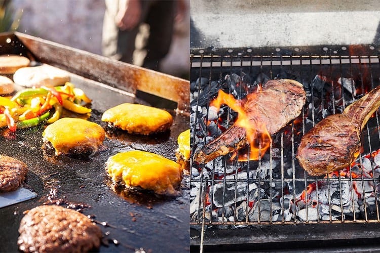 When to Use a Griddle vs. a Grill