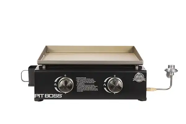 Pit Boss PB336GS Two Burner Portable Flat Top Griddle - Cover Included