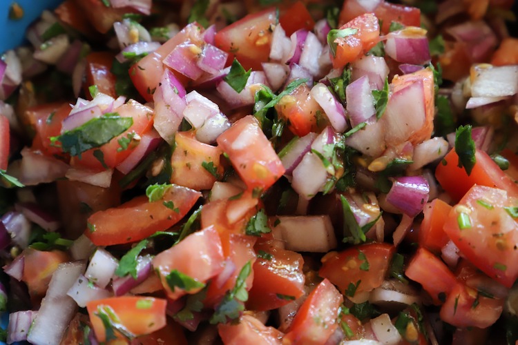 chopped salsa