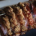 Porchetta Pork Belly on rottisserie