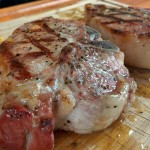 grilled pork chops