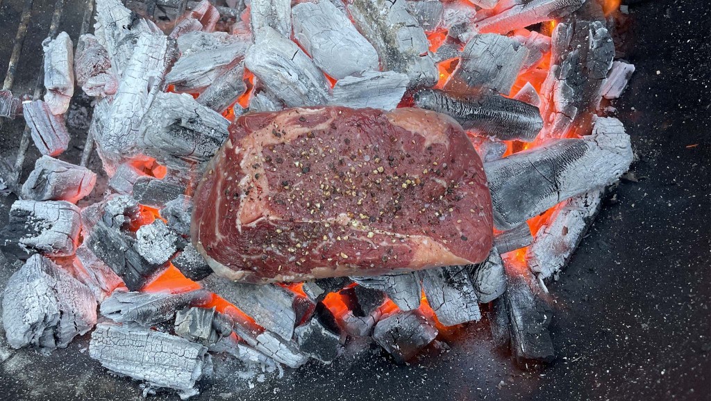 Caveman ribeye steak