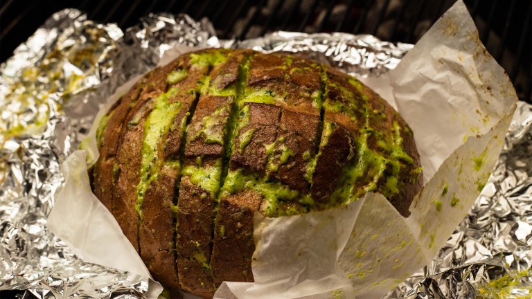 cilantro garlic bread
