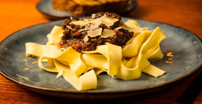 Leftover Brisket Bolognese
