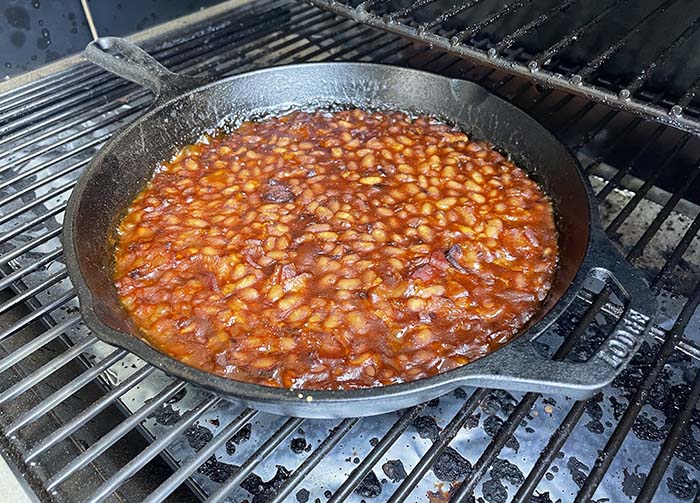 Smoked baked beans