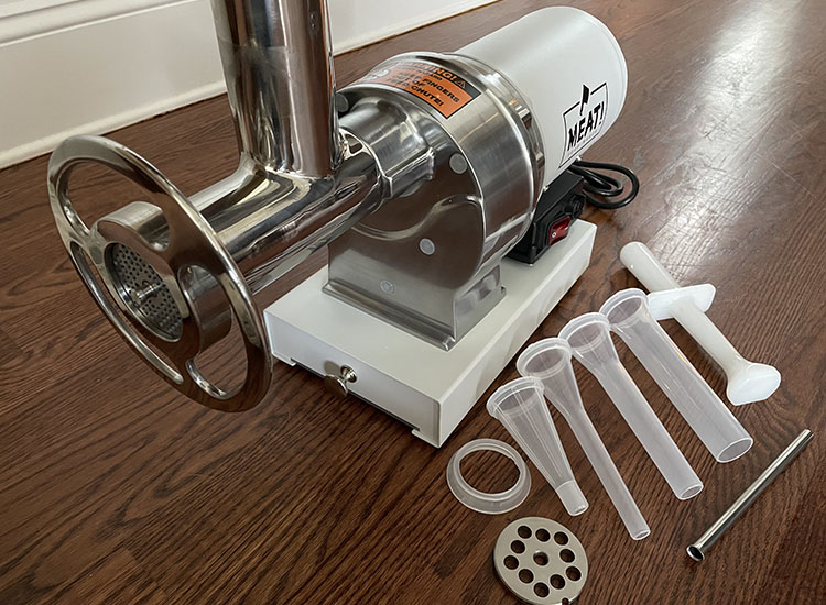 meat! your maker 5hp grinder with accessories