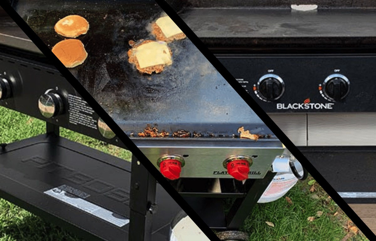 Electric Griddle Portable Flat Top Outdoor Cooking BBQ Grill Table