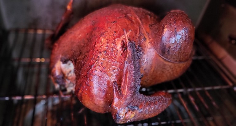can you smoke a frozen turkey