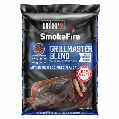 Weber SmokeFire 20lbs GrillMaster Blend All-Natural Hardwood Pellets