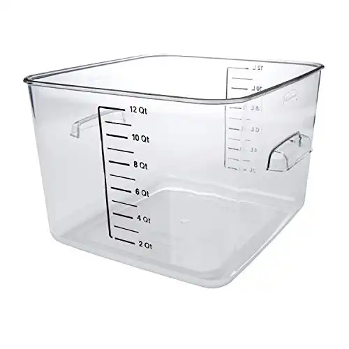 Rubbermaid Commercial Products Plastic Food Storage Container