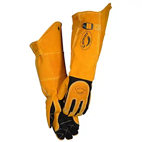 Caiman 21-Inch Deerskin Welding Glove