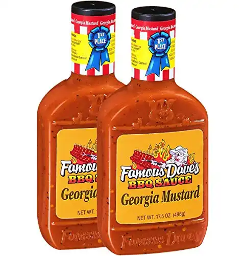 Famous Dave's Georgia Mustard BBQ Sauce - 2 Pack