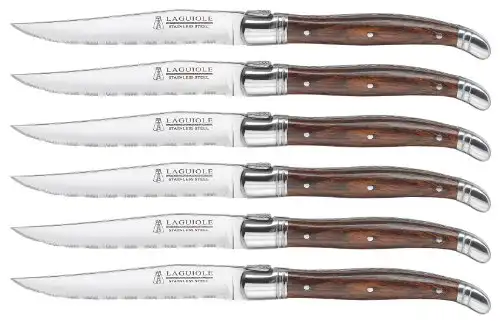 Trudeau Laguiole 6-Piece Steak Knife Set