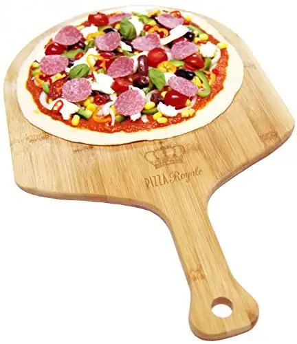 Pizza Royale Ethically Sourced Natural Bamboo Pizza Peel (Extra Large)