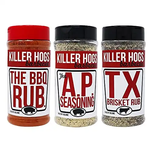 Killer Hogs The BBQ Rub, AP Seasoning and TX Brisket Bundle