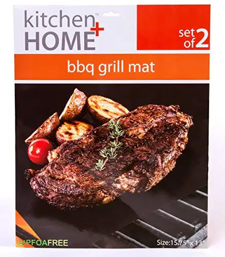 Kitchen + Home BBQ Grill Mats (Set of 2)