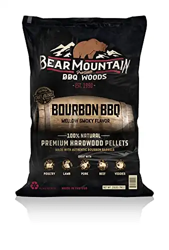 BEAR MOUNTAIN Premium BBQ WOODS Premium All Natural Bourbon