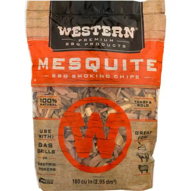 Mesquite Smoking Chips Western Premium BBQ Products