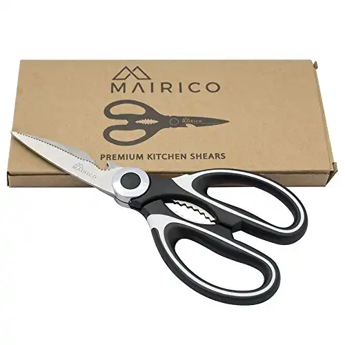 MAIRICO Heavy Duty Kitchen Shears and Multi Purpose Scissors