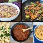 bbq side dishes collage