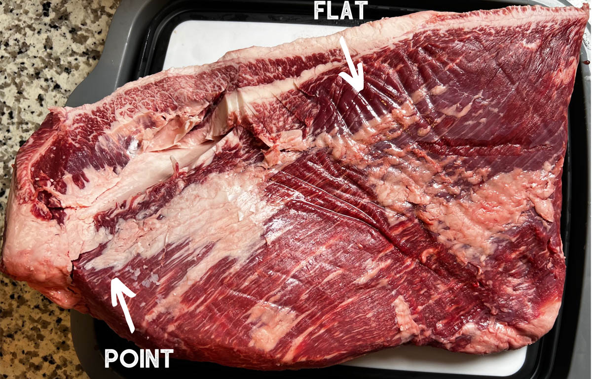 brisket point and flat