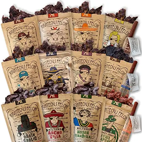 Righteous Felon Beef Jerky Variety Pack