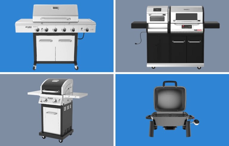 graphic showing different nexgrill gas grills