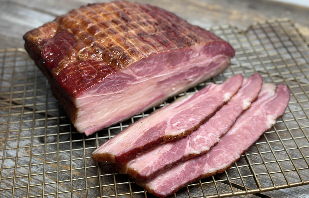 sliced beef bacon