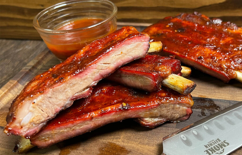 competition style pork spare ribs