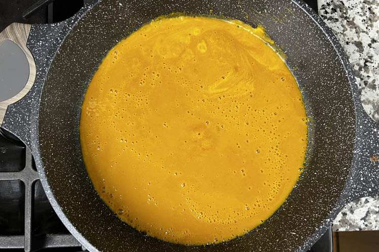carolina gold sauce mixed together in a pot
