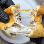 BBQ pulled pork stuffed biscuits