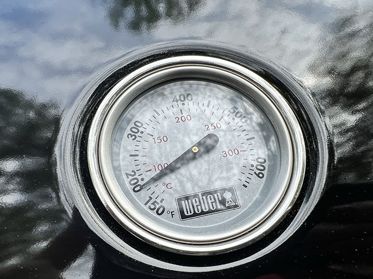 Weber Lumin temperature gauge